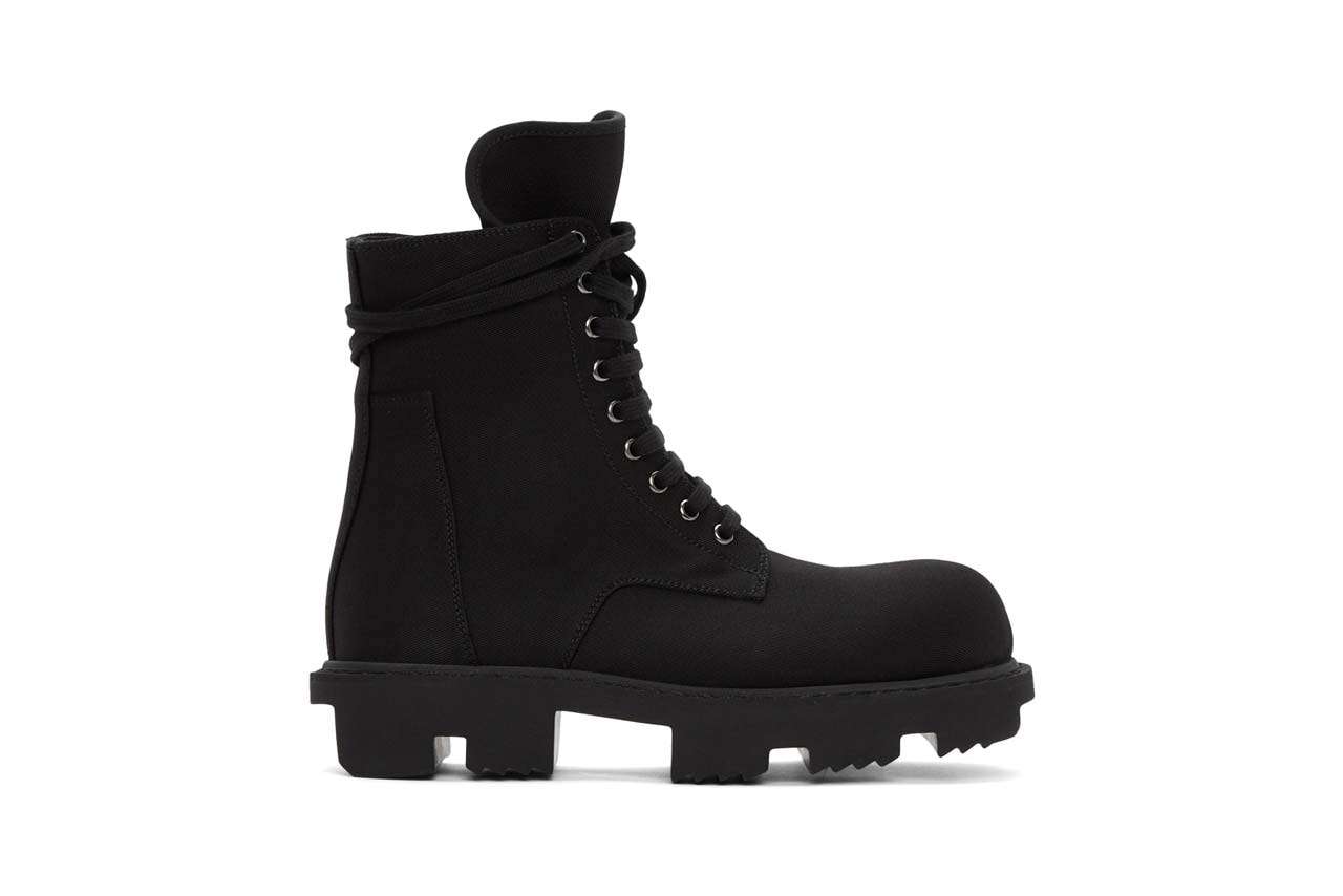 rick owens mega lace boots