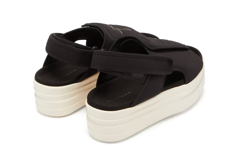 RICK OWENS DRKSHDW Double Bumper Canvas Sandals Hypebeast