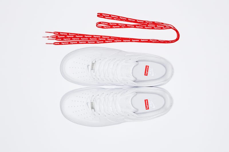 Air force 1 outlet x supreme release date