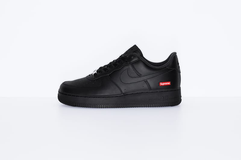 Supreme x nike air cheap force 1 low release date