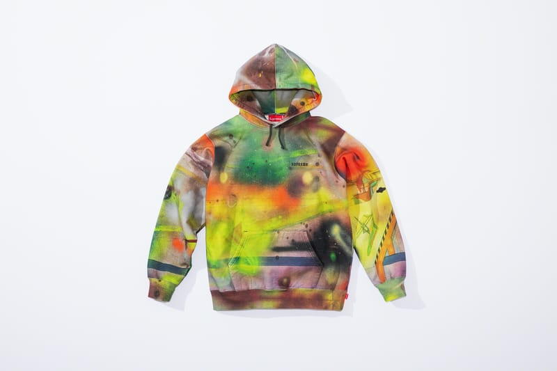 Supreme hoodie rainbow hot sale