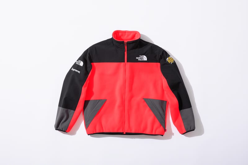 Supreme x tnf on sale fleece