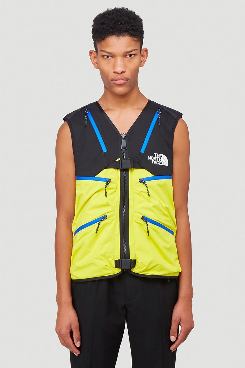 Yellow north hot sale face vest