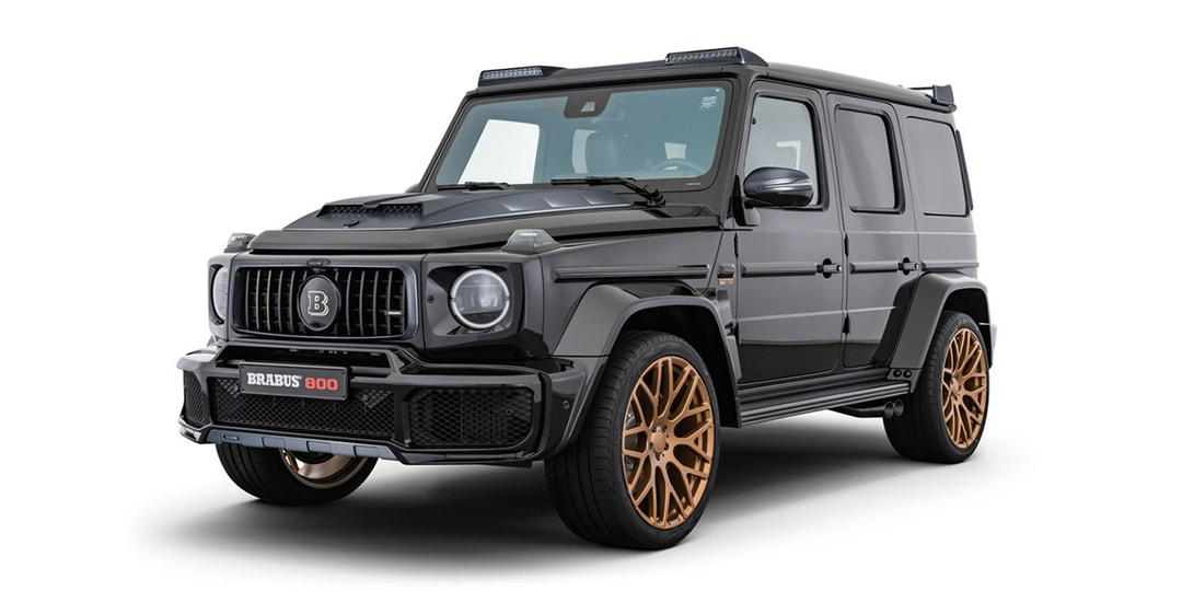 Позолоченные детали определяют Brabus 800 Mercedes-AMG G63 «Black & Gold Edition»