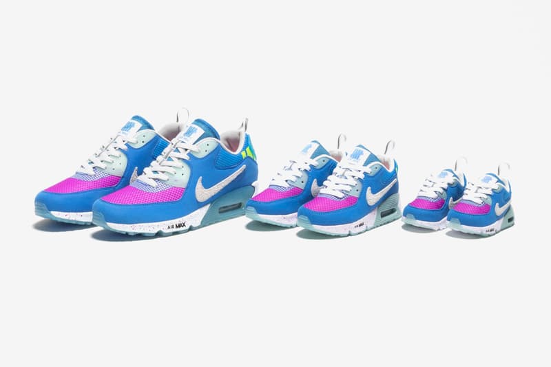 air max 90 undefeated pacific blue