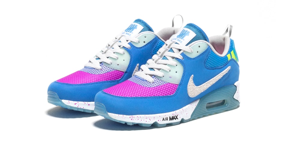 air max 90 pacific blue undefeated