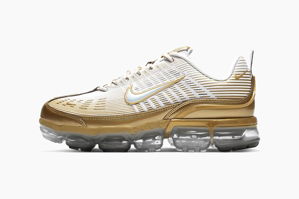vapormax 360 metallic gold