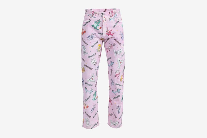 vetements pink pants