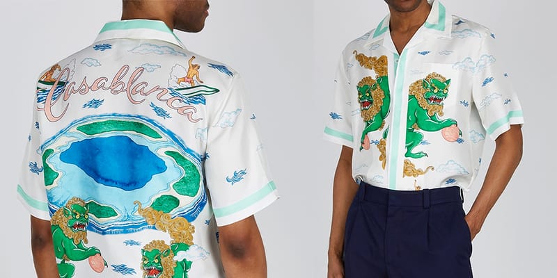 Casablanca Souvenir de L'Archipel Silk Twill Shirt | HYPEBEAST