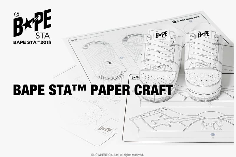 A BATHING APE Launches Make-Your-Own BAPESTA Kit | Hypebeast