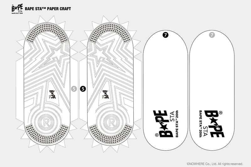 bape paper 参考用 A BATHING APE Launches Make-Your-Own BAPESTA Kit | Hypebeast