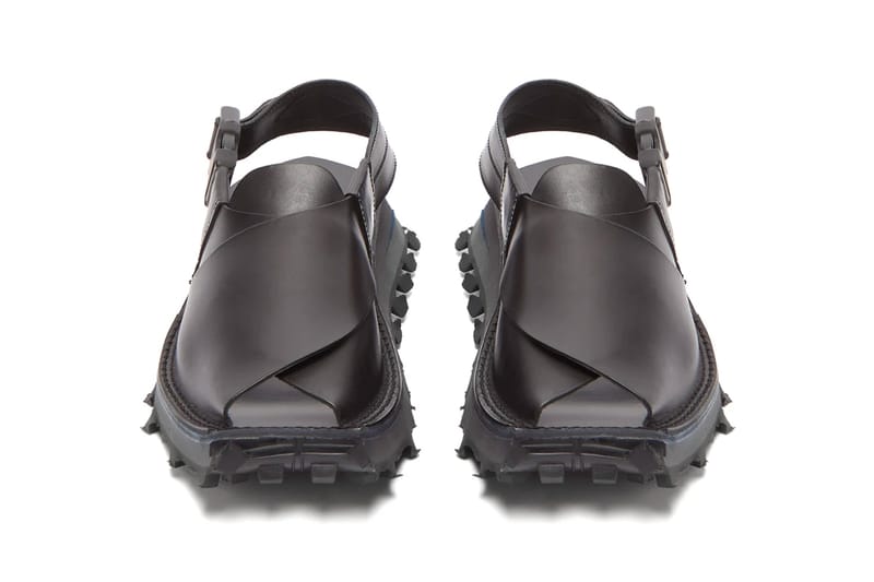 Acne Studios Square-Toe Distressed Leather Sandals | Hypebeast Acne Studios Square-Toe Distressed Leather Sandals | Hypebeast