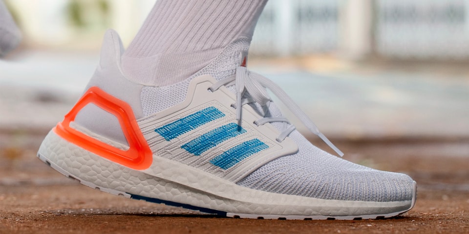 Primeblue Ultra Boost 20 White And Orange Adidas Ultraboost 20