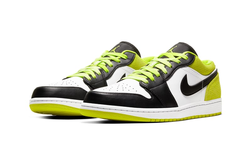 Air jordan 1 hot sale lime green