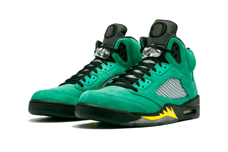 Jordan 5 shop oregon ducks price