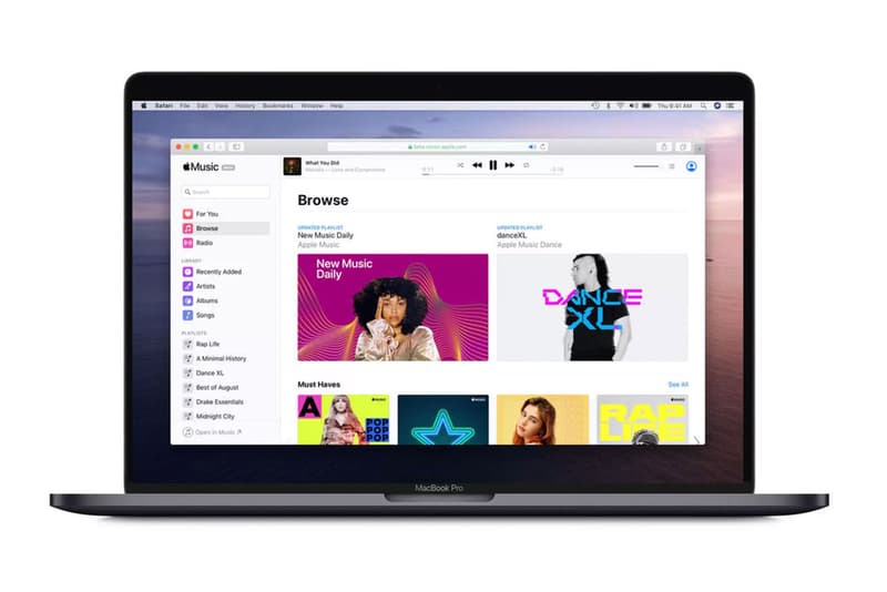 Browser Music Apple Music Now Available to Use on Web Browsers | Hypebeast