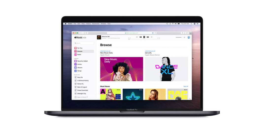Browser Music Apple Music Now Available to Use on Web Browsers | Hypebeast