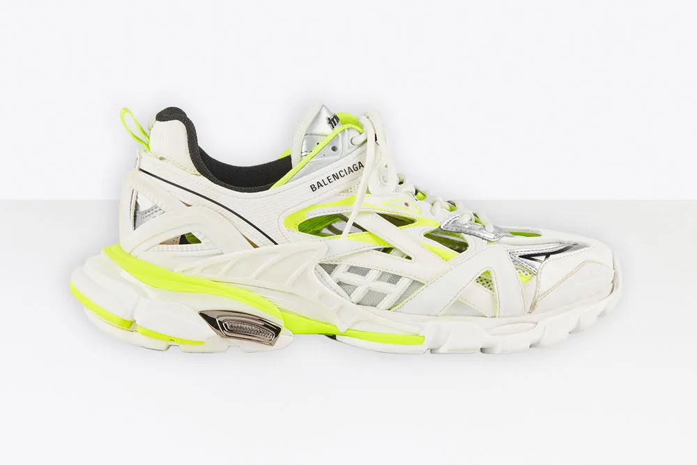 Neon yellow balenciaga on sale sneakers