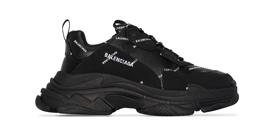 triple s balenciaga black
