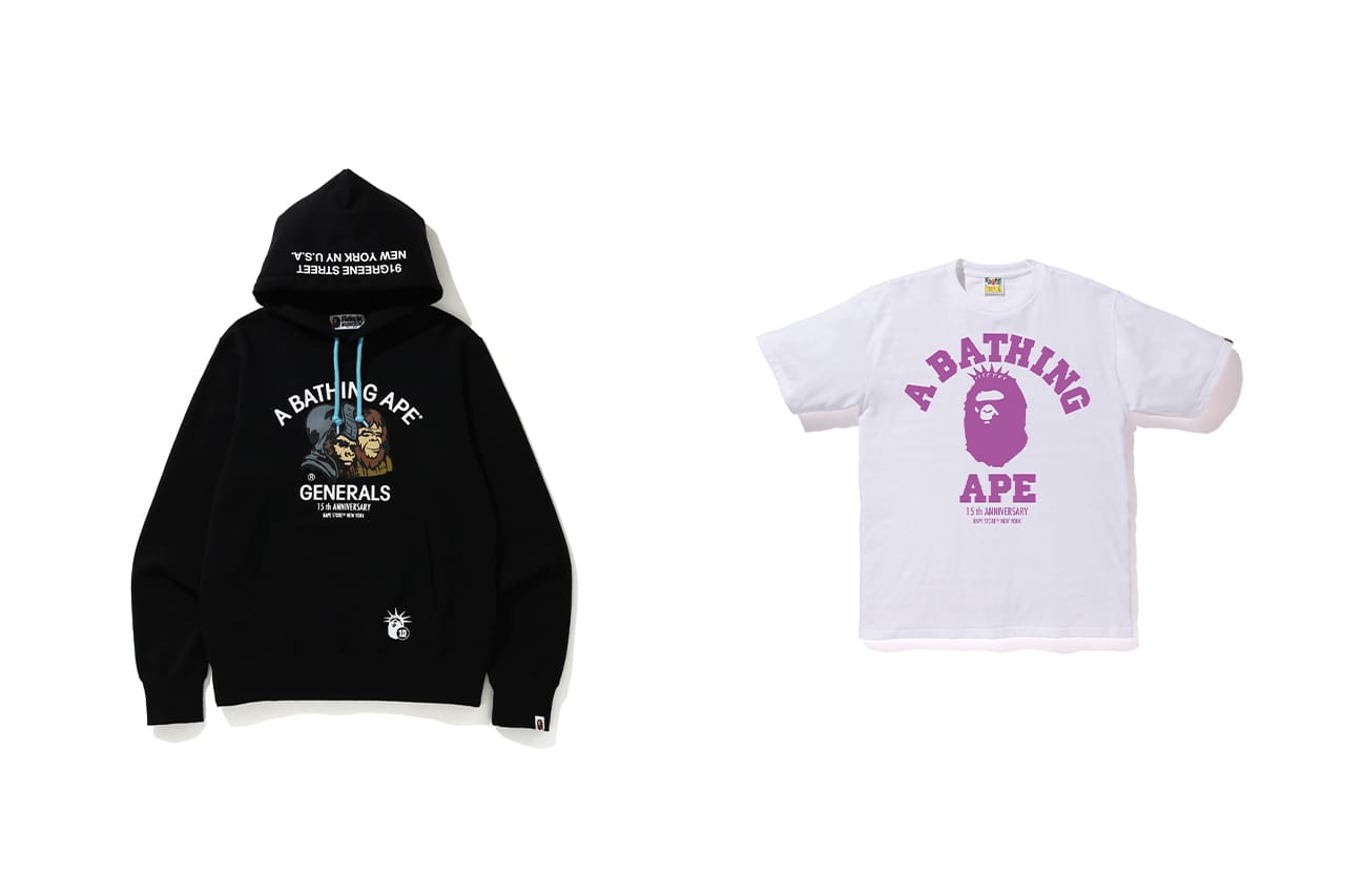 BAPE NYC Store 15th Anniversary Collection Items | Hypebeast