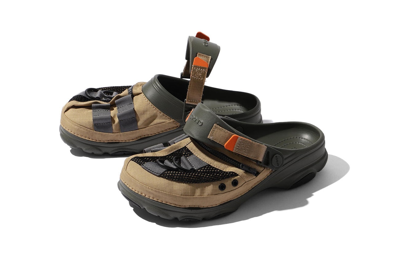 BEAMS x Crocs COBRA Buckle, Fishing Vest Shoes Collab