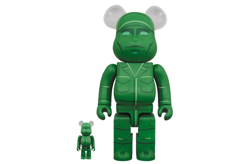 ベアブリック be@rbrick GREEN ARMY MEN 400%100% おもちゃ