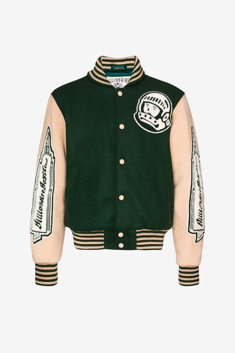 College jacket online green