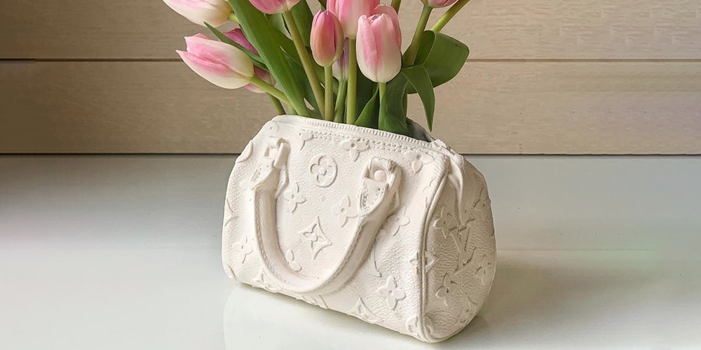 Улучшите свою игру с растениями с помощью вазы для сумок Louis Vuitton Speedy от Bodega Rose