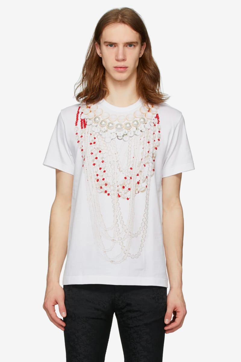 Comme des garçons t shirt homme shop argent