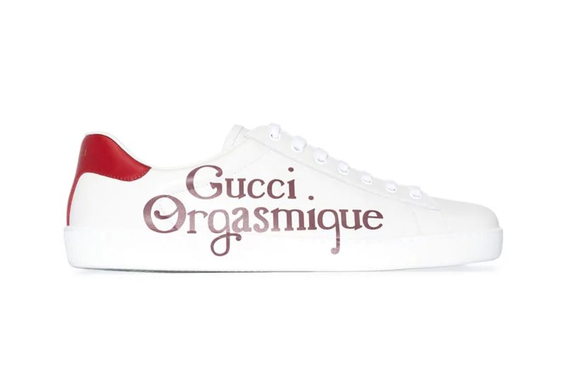 chaussure gucci rouge