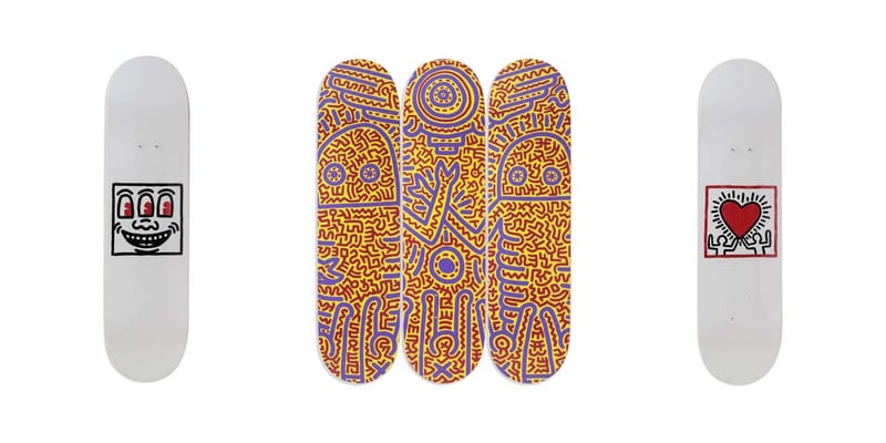 Lot - Keith Haring (1958 - 1990): Four Double-Sided Works