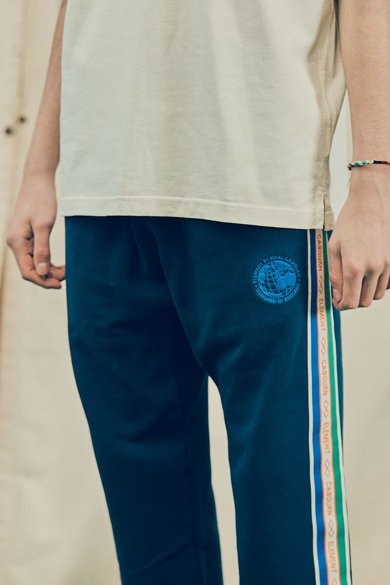 nigel cabourn x element cricket blue big sports tee