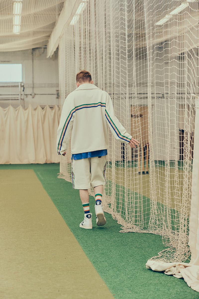 nigel cabourn x element cricket blue big sports tee