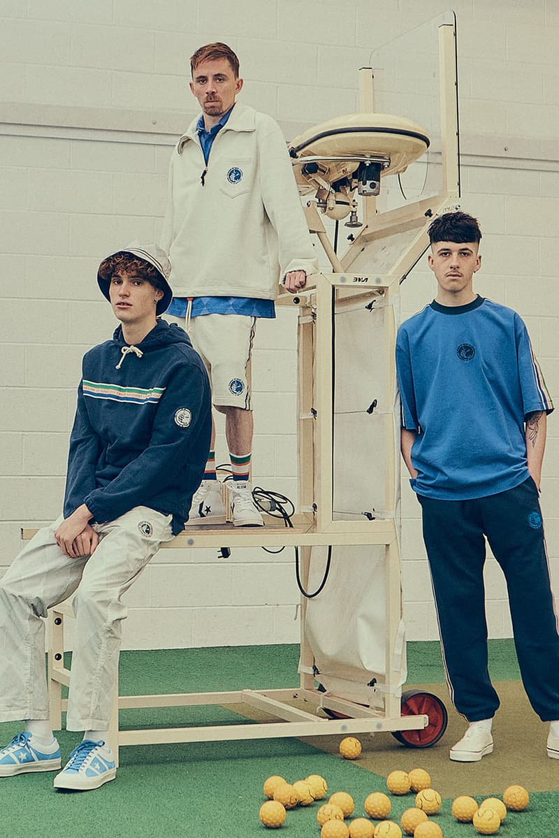 nigel cabourn x element cricket blue big sports tee