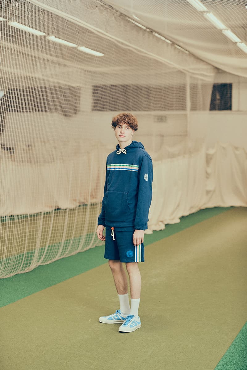 nigel cabourn x element cricket blue big sports tee