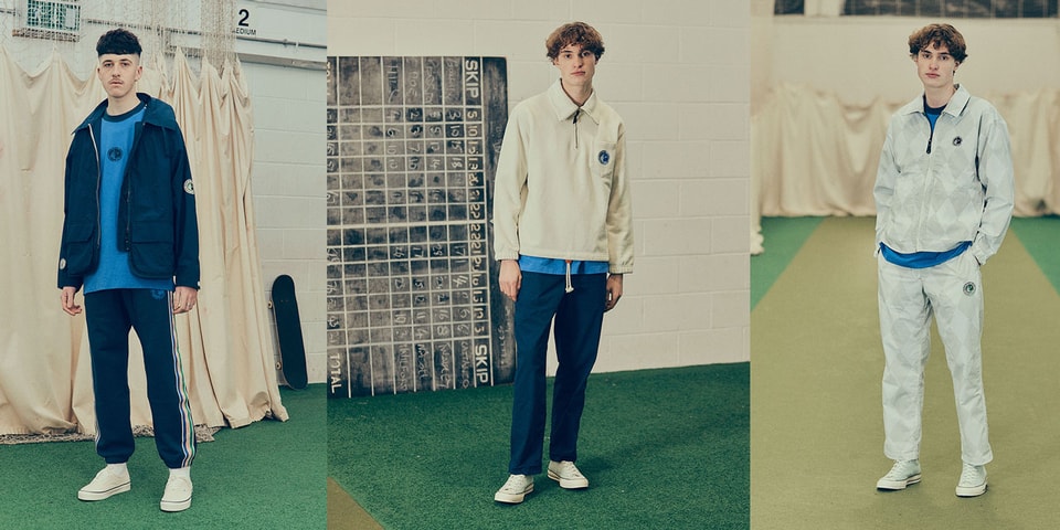 nigel cabourn x element cricket blue big sports tee