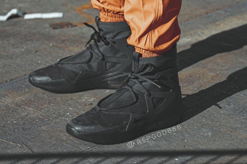 nike fear of god off noir