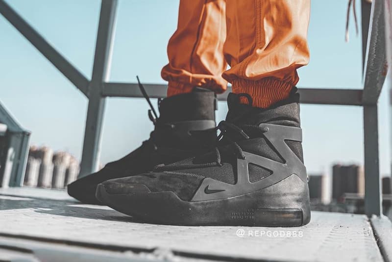 nike fear of god off noir