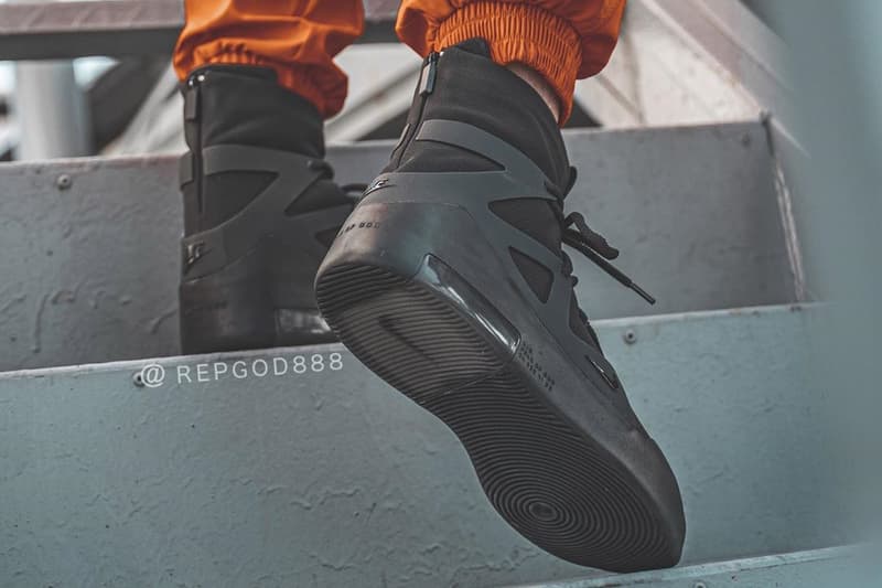 nike fear of god off noir
