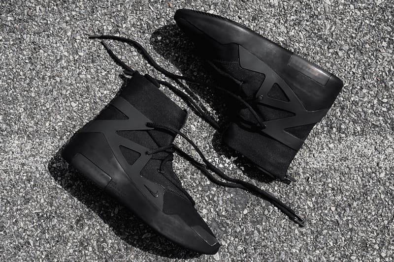 nike fear of god off noir