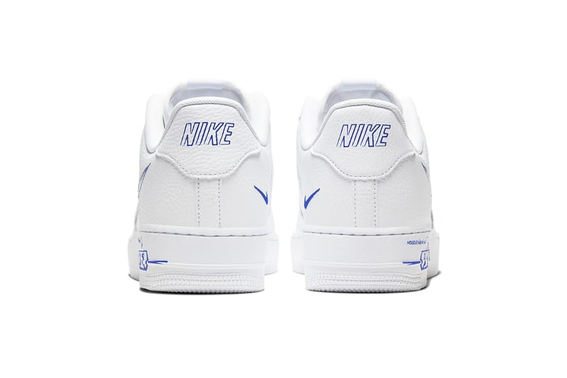 Nike Air Force 1 Low Sketch White/Racer Blue | Hypebeast