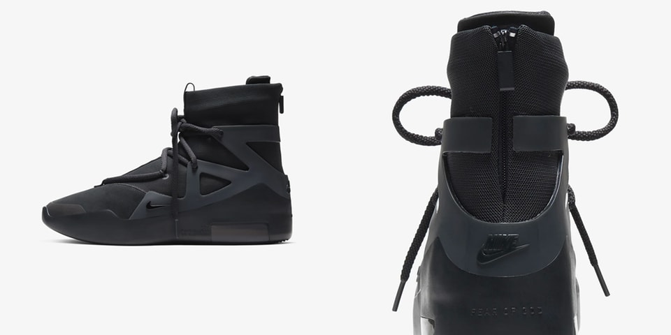 nike fear of god off noir