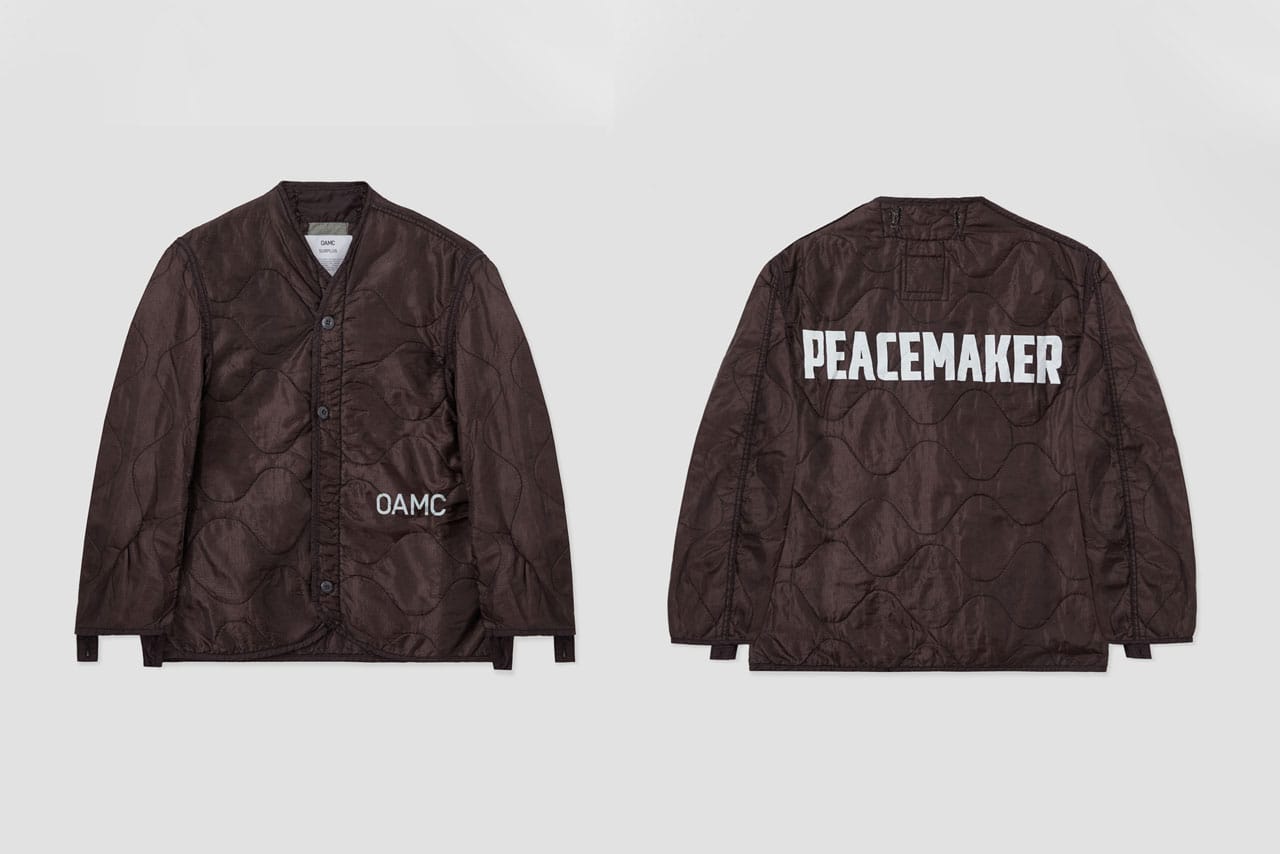 OAMC Charitable Peacemaker Liner Jacket COVID-19 | Hypebeast