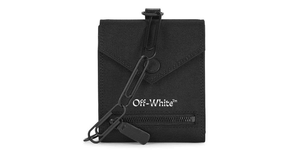 Off-White™ Canvas Chain Wallet Release | Hypebeast