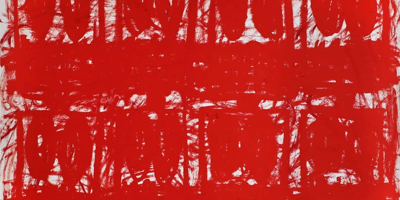 絵画 The Conflict between RED&BLACK The Conflict between RED&BLACK