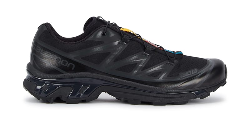 Salomon all black outlet shoes