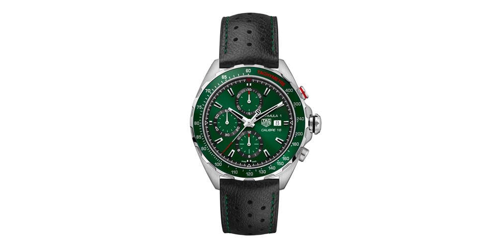 TAG Heuer представляет красивый зеленый гоночный хронограф Formula 1 Calibre 16
