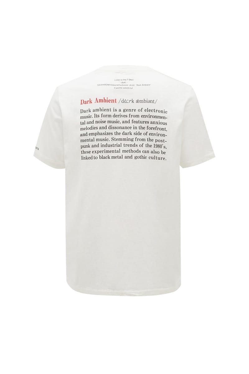 TAKAHIROMIYASHITA TheSoloist. Drops Music-Inspired T-Shirts