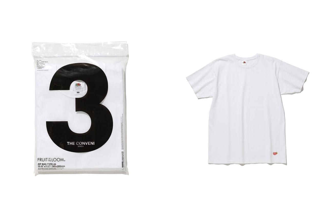 THE CONVENI x Fruit of the Loom Three-Pack T-shirt | Hypebeast