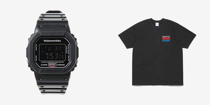 thisisneverthat x Casio G-Shock DW-5600TNT-1DR Pack | Hypebeast